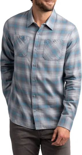 TravisMathew High Stakes Regular Fit Plaid Button-Down Shirt | Nordstrom Rack