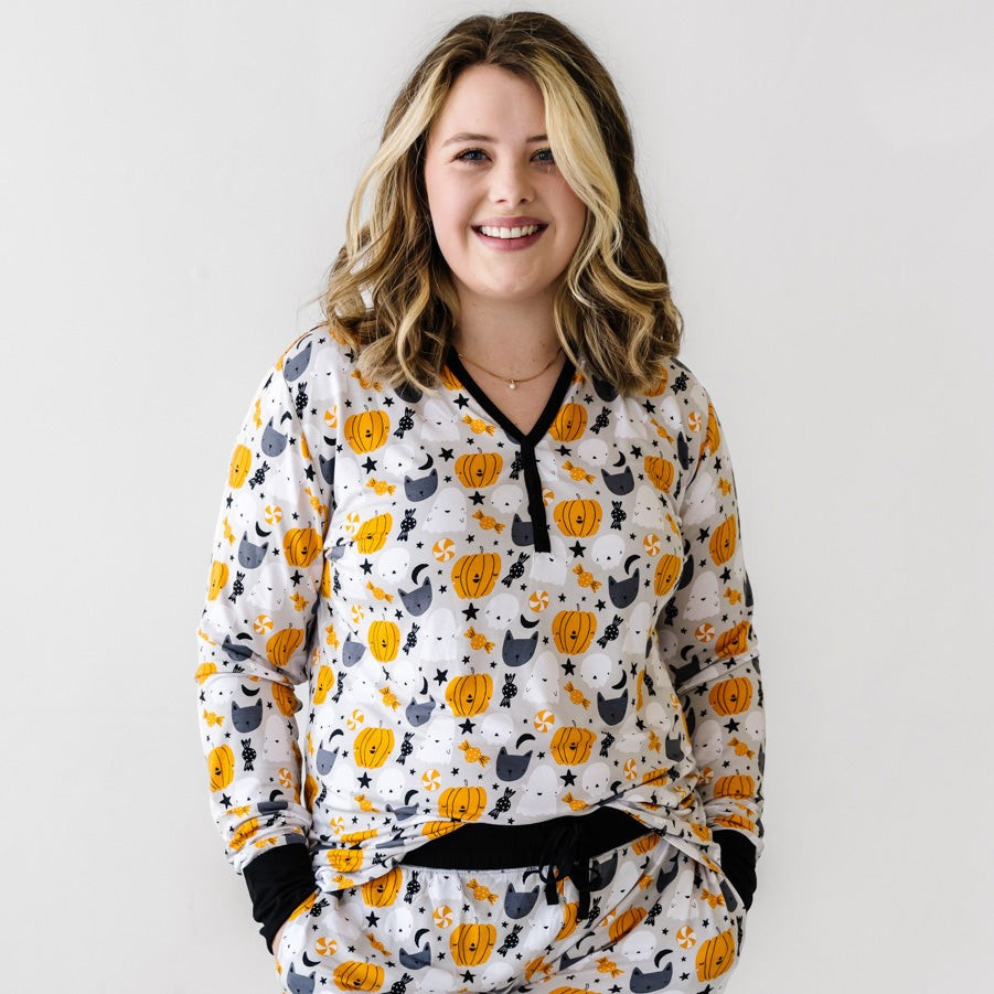 Boo Crew Women's Bamboo Viscose Pajama Top | Little Sleepies