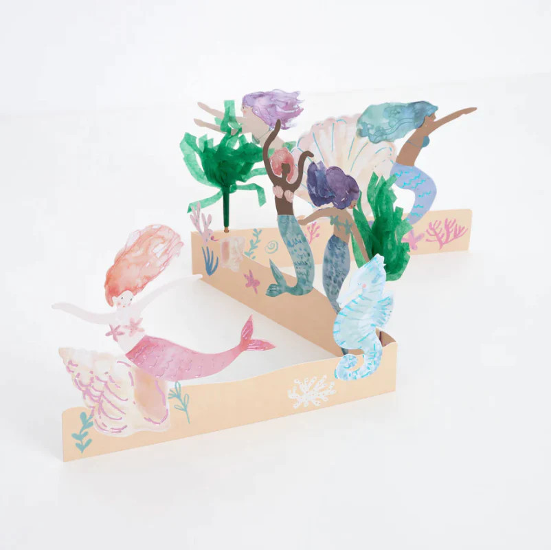 Meri Meri: Greeting Card Mermaid Birthday Card | EMILIA GEORGE®