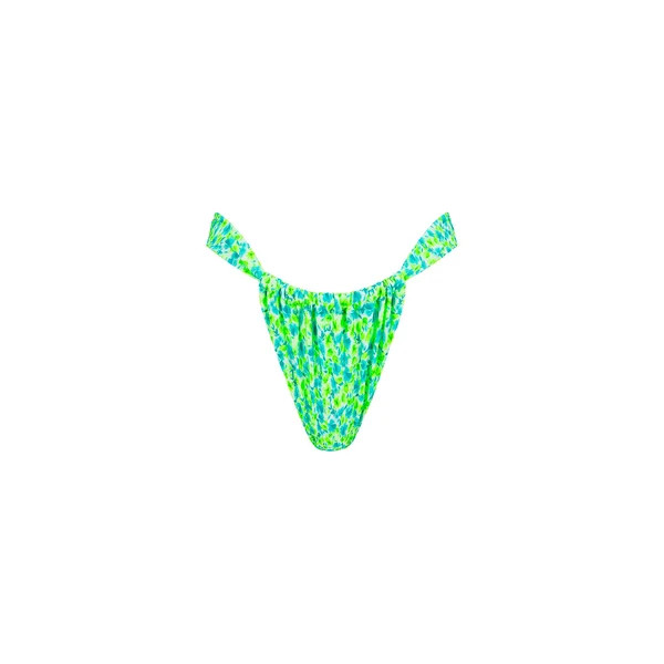 Ruched Thong Bikini Bottom - Apple Blossom | Kulani Kinis ANZ