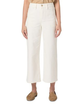 Anessa Petite High Rise Wide Leg Jeans in Tonal Ecru | Bloomingdale's (AU)