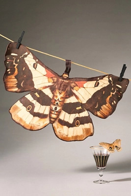 Catherine Martin Midnight Creatures Moth Dish Towel | Anthropologie (US)