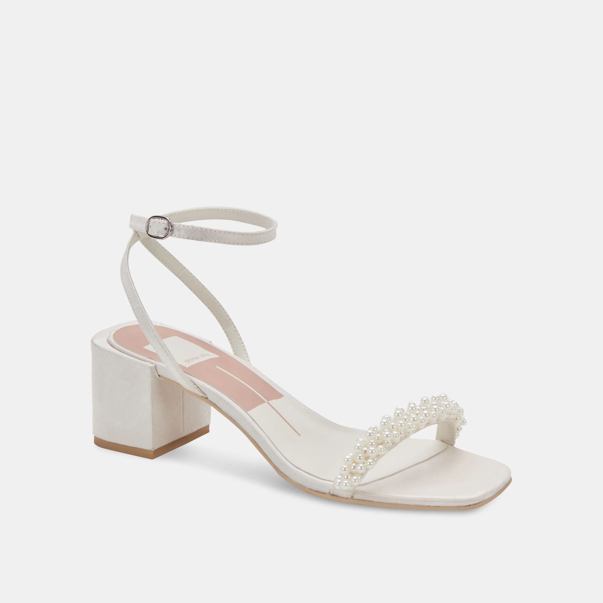 ZALIMA HEELS VANILLA PEARLS | DolceVita.com