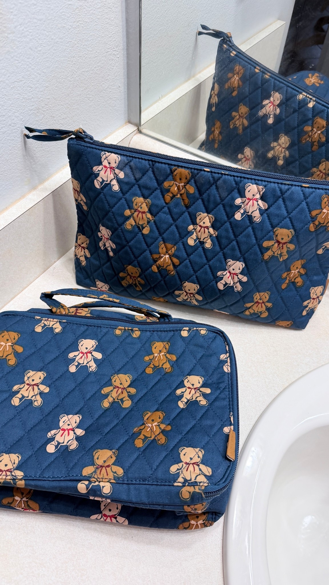 Cute and practical 🧸💙
Perfect for travel, everyday makeup, or tossing into a tote to keep things organized. 


#LTKSaleAlert #LTKTravel #LTKBeauty