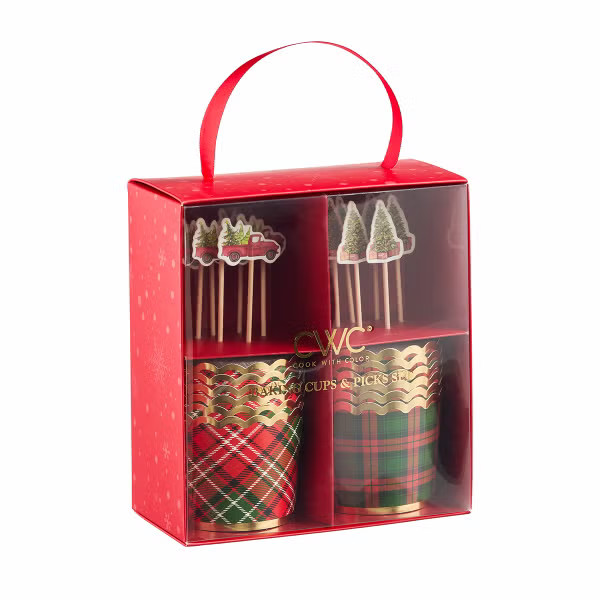 Baking Cups & Picks Set of 24 | The Container Store