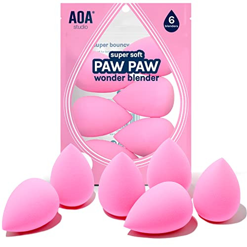 AOA Studio Collection makeup Sponge Set Latex Free and High-definition Set of 6 makeup Wonder ble... | Amazon (US)