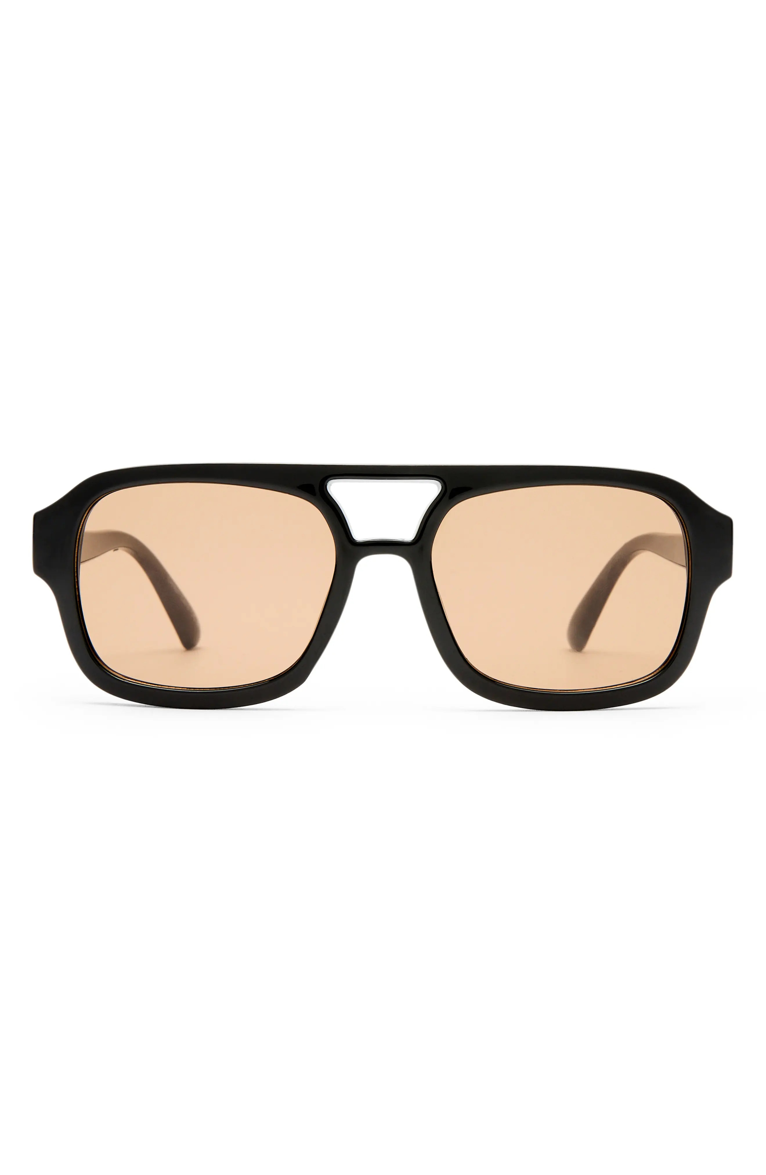 AIRE Aquarius Gradient Aviator Sunglasses in Dark Tort at Nordstrom | Nordstrom