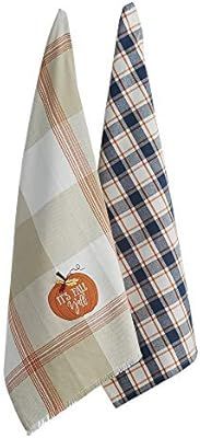 DII Oversized Cotton Fall & Thanksgiving Dishtowel Set, Set of 2, It's Fall Y'all, 2 Piece | Amazon (US)