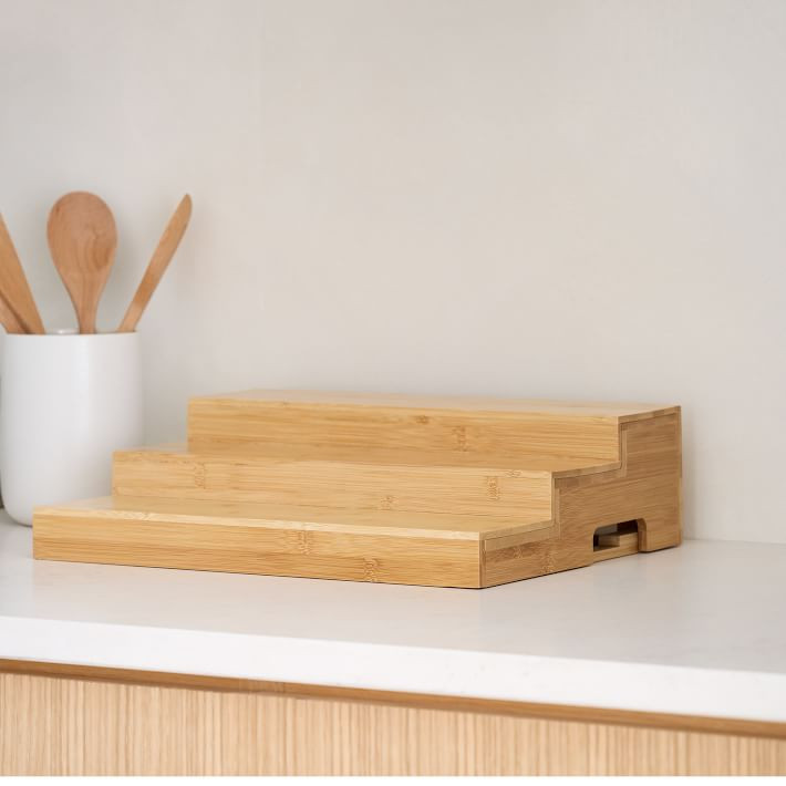 mDesign 3-Tier Bamboo Shelf | West Elm (US)