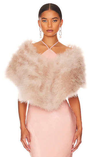 Bubish Lottie Wrap in Blush. - size M/L | Revolve Clothing (Global)