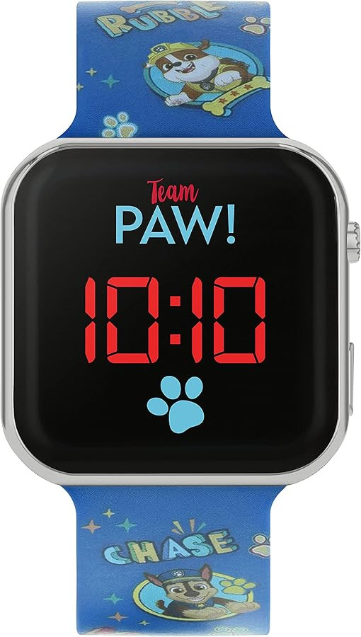 Paw Patrol Kids Blue Strap LED Watch PAW4345 | Amazon (UK)