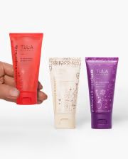 exfoliating facial scrub trio | Tula Skincare