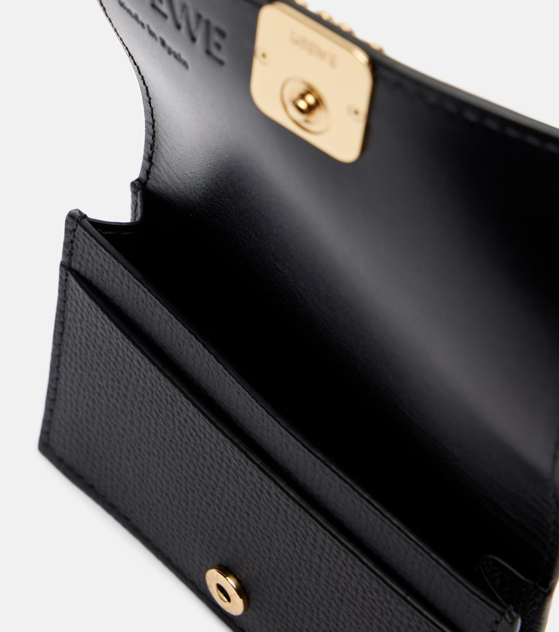 Anagram leather card holder | Mytheresa (US/CA)