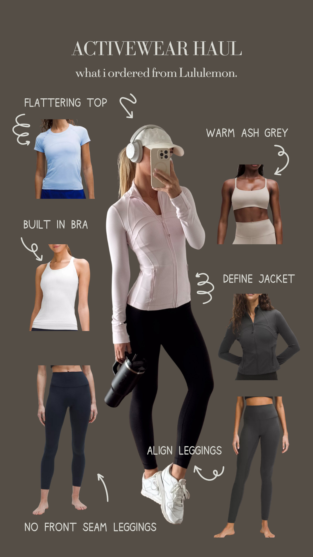 A brand I've been a customer of for years. I just love their pieces and they've never failed me during my workouts or running. I mix and match them in the gym, running errands, dog walks, traveling and everyday outfits. 




| Gym Set, Workout Sets, Gym Outfits, Winter Outfits, Good Quality Activewear, Co Ord Sets, Running Outfit, Lululemon outfit, Sculpting Define Jacket, Gym Top, Gym Leggings, Sports Bra.  

 #LTKFashionMonth #LTKuk #LTKeurope