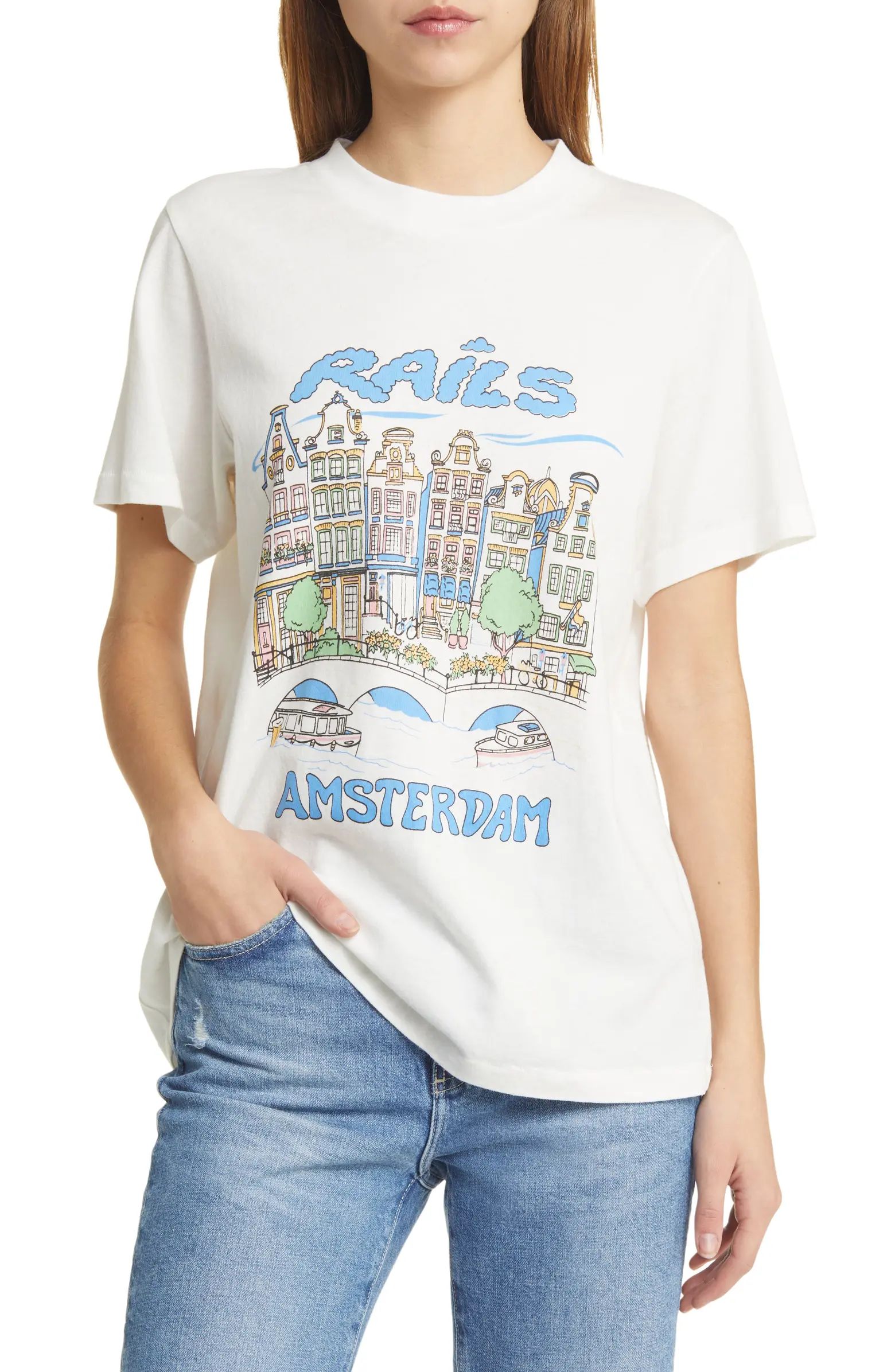 Rails Cotton Graphic Boyfriend T-Shirt | Nordstrom | Nordstrom