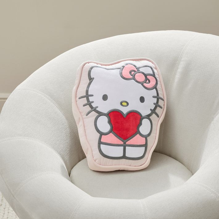 Hello Kitty® Heart Pillow | Pottery Barn Teen
