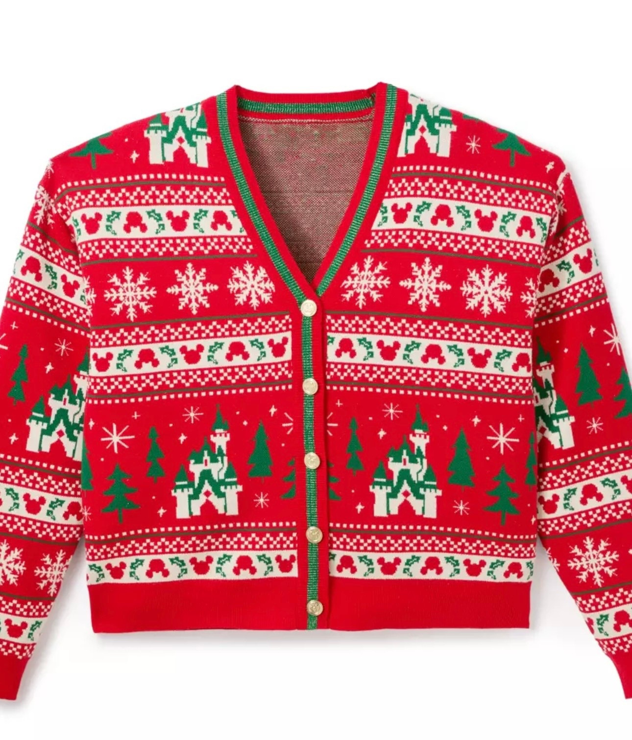 Mickey Mouse holiday icon cardigan disney