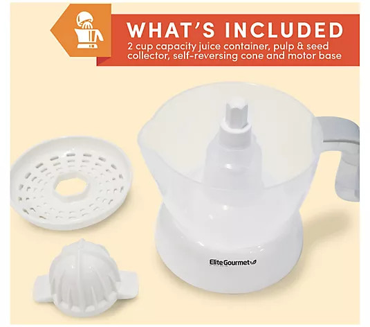 Make Your Selection: Elite Gourmet Citrus Juicer | QVC