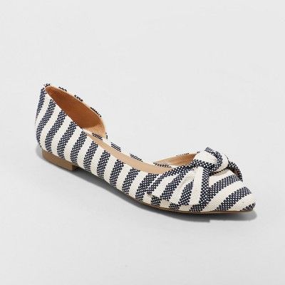 Women's Jayme Bow Ballet Flats - A New Day™ | Target