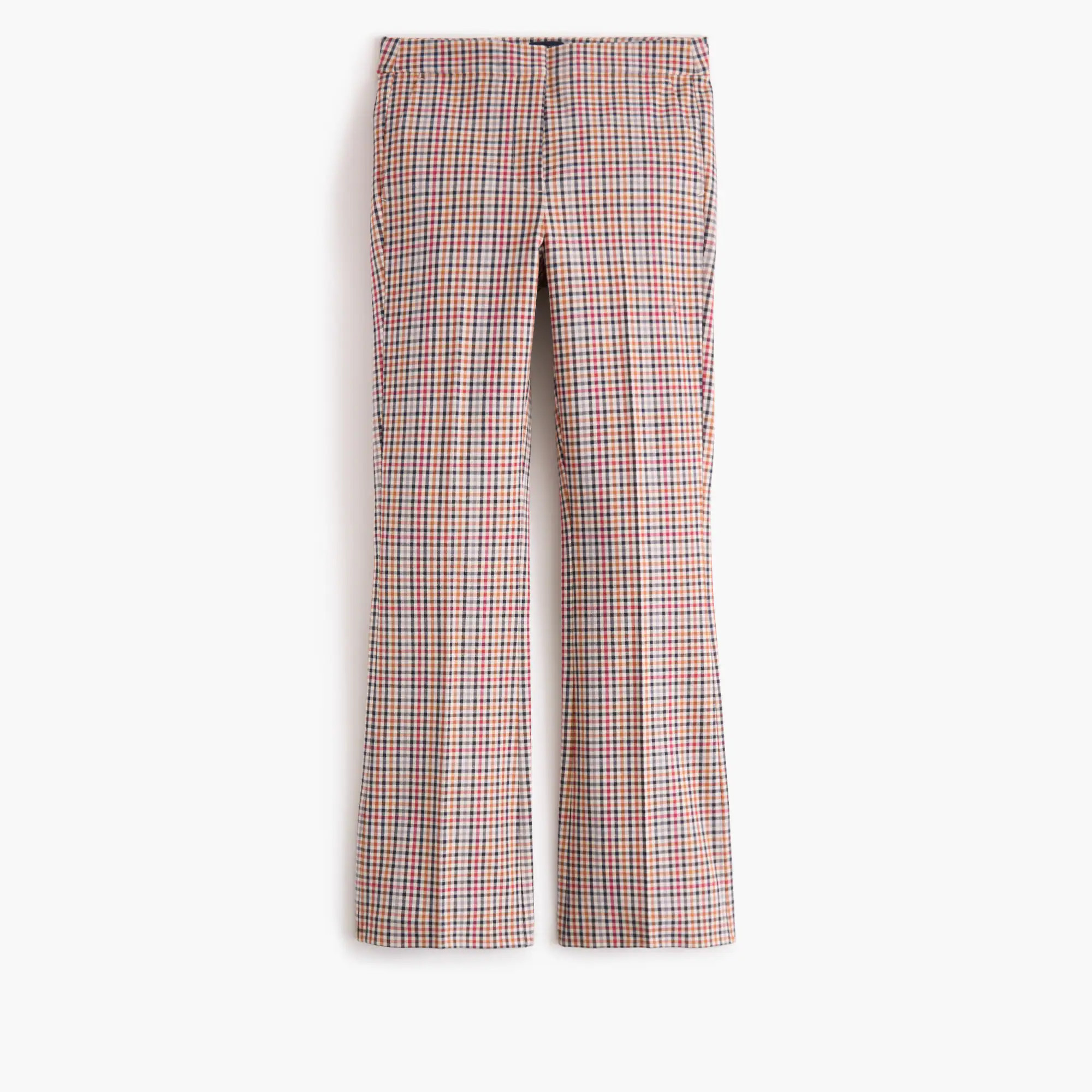 Plaid Nicki flare pant | J.Crew Factory