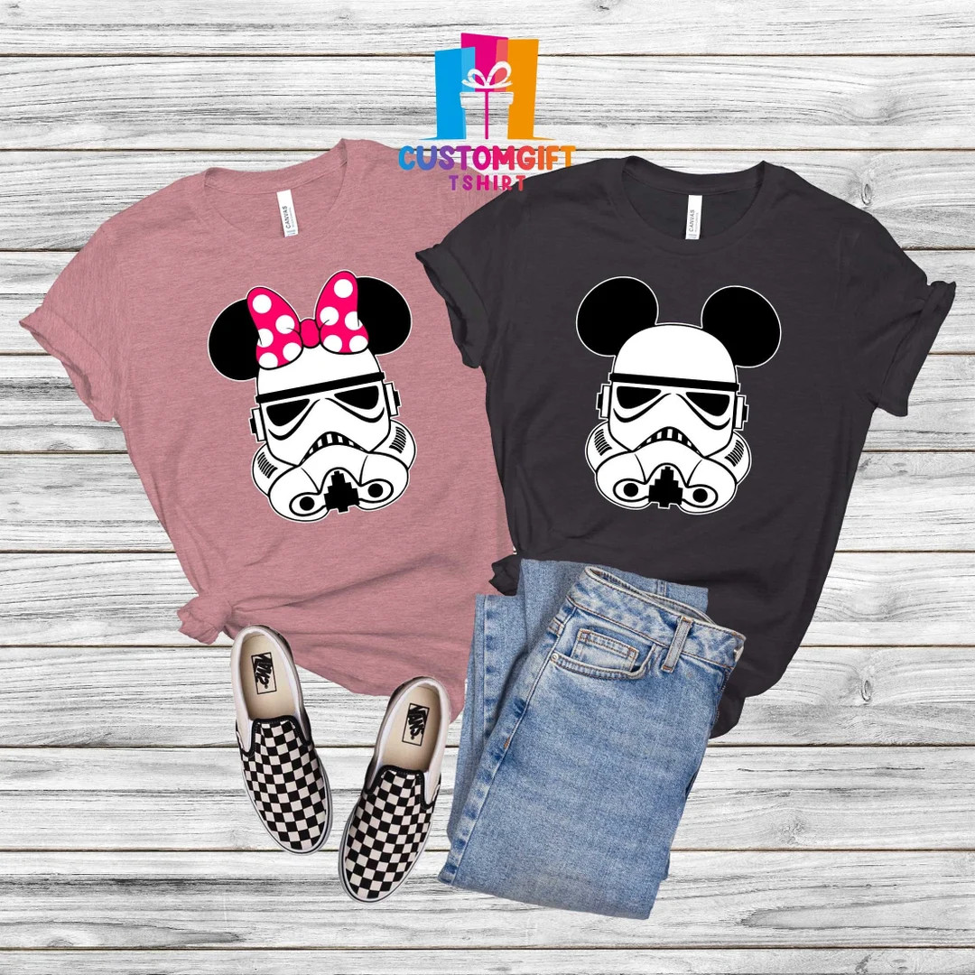 Storm Trooper Shirt, Disney Shirt, Mickey Mouse Shirt, Minnie Mouse Shirt, Star Wars Shirt, Disne... | Etsy (US)