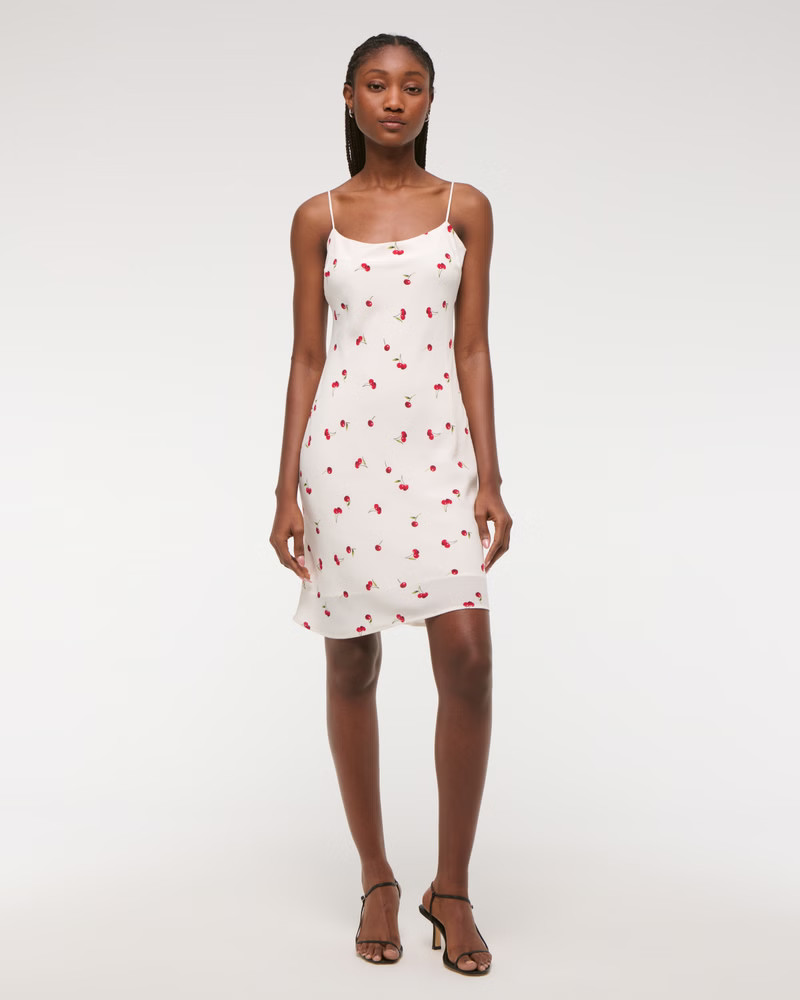 The A&F Julia Slip Knee-Length Dress | Abercrombie & Fitch (US)
