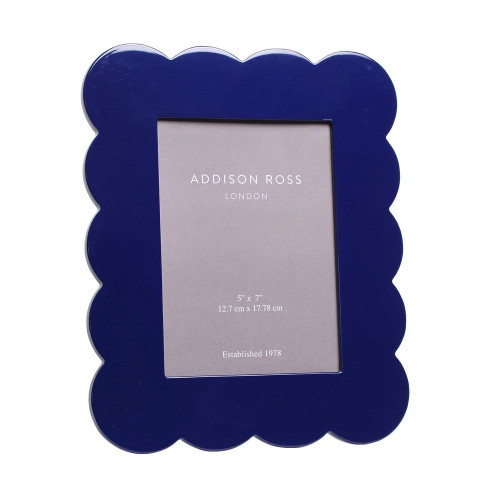 Addison Ross Navy Lacquer Picture Frame 5 x 7 in | Gracious Style
