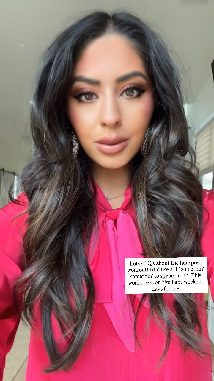 Post workout hair. Post gym hair refresh. Hair products. Dry shampoo. Non aerosol clean hair care. Dry shampoo mist. Bumble and bumble. Glass hair. New hair. Blowout. Texas hair. Indian hair. Desi girl.

#LTKgrwm #LTKdayinmylife #LTKmorningroutine