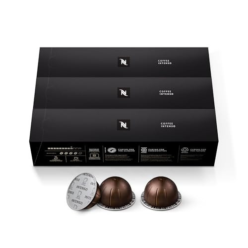 Nespresso Capsules Vertuo, Intenso, Dark Roast Coffee, 30-Count Coffee Pods, Brews 7.8oz. | Amazon (US)