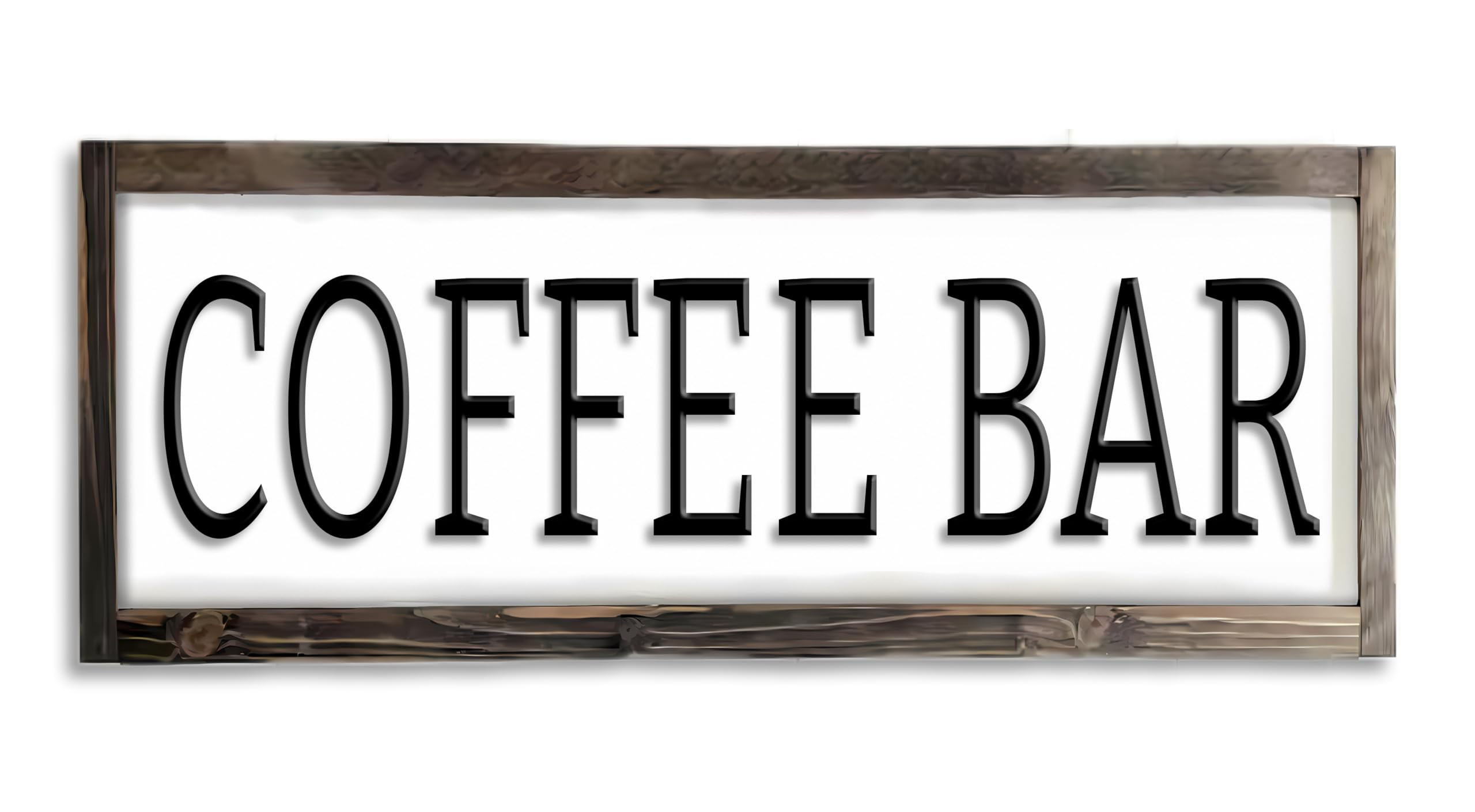 Dazingart Farmhouse Coffee Sign, Vintage Coffee Wall Decor for Coffee Bars or Coffee Stations Rus... | Amazon (US)