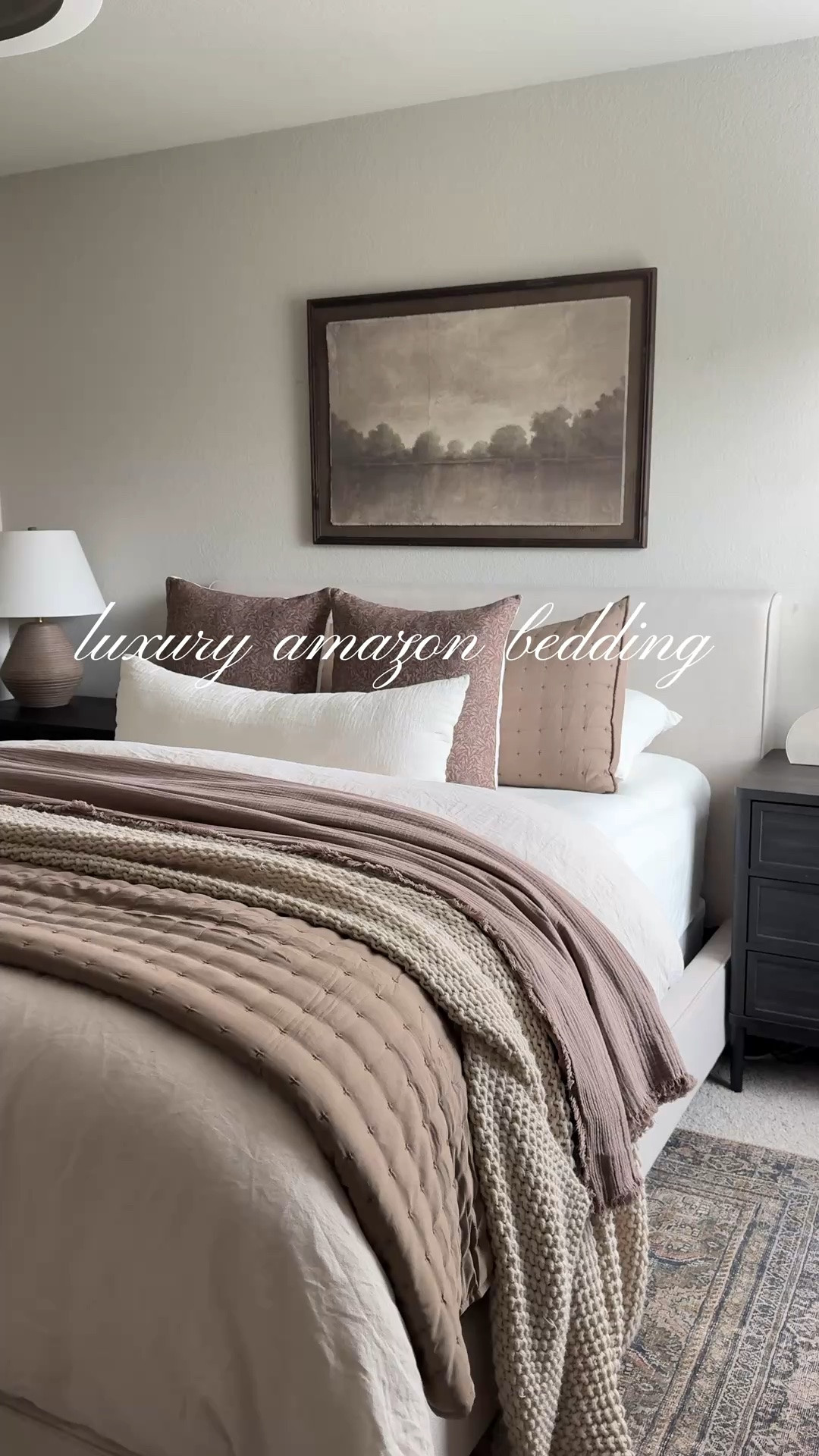 soft, layered and luxe 🤎  The quilt and brown throw blanket are from amazon!

#LTKHome #LTKSeasonal #LTKmorningroutine