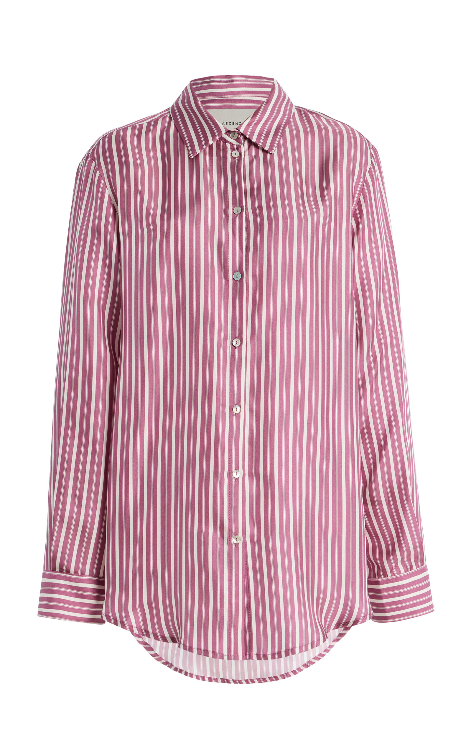 London Relaxed Striped Silk Shirt | Moda Operandi (Global)