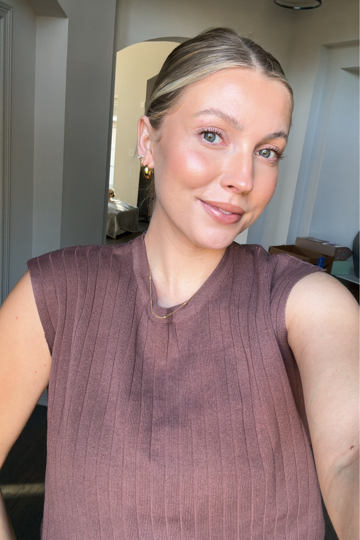 Makeup routine! Shades: glow screen in sunrise, concealer 4.5, cc cream in fair light, dibs shade 3, dibs duo in starstruck, brown mascara, lip liner in hazelnut, gloss in diamond. Code ABHCHEYENNE for 15% off Anastasia & LIVINGCASUALLY for 15% off dibs! 

#LTKBeauty