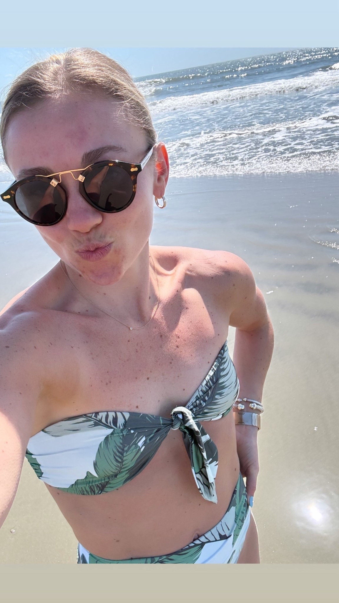 Designer dupe sunnies, fave!!

#LTKootd #LTKSwim