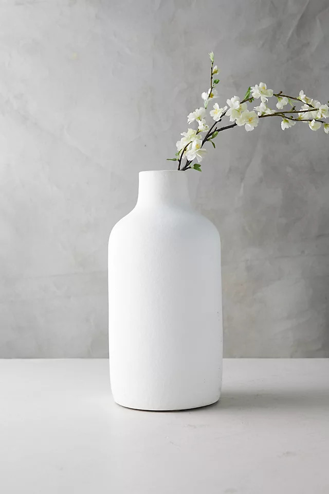 Matte Terracotta Vase, Wide Mouth | Anthropologie (US)