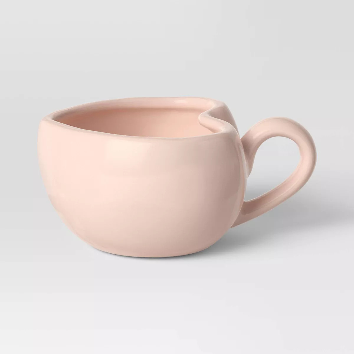 9.8 fl oz Stoneware Figural Latte Heart Mug - Threshold™ | Target