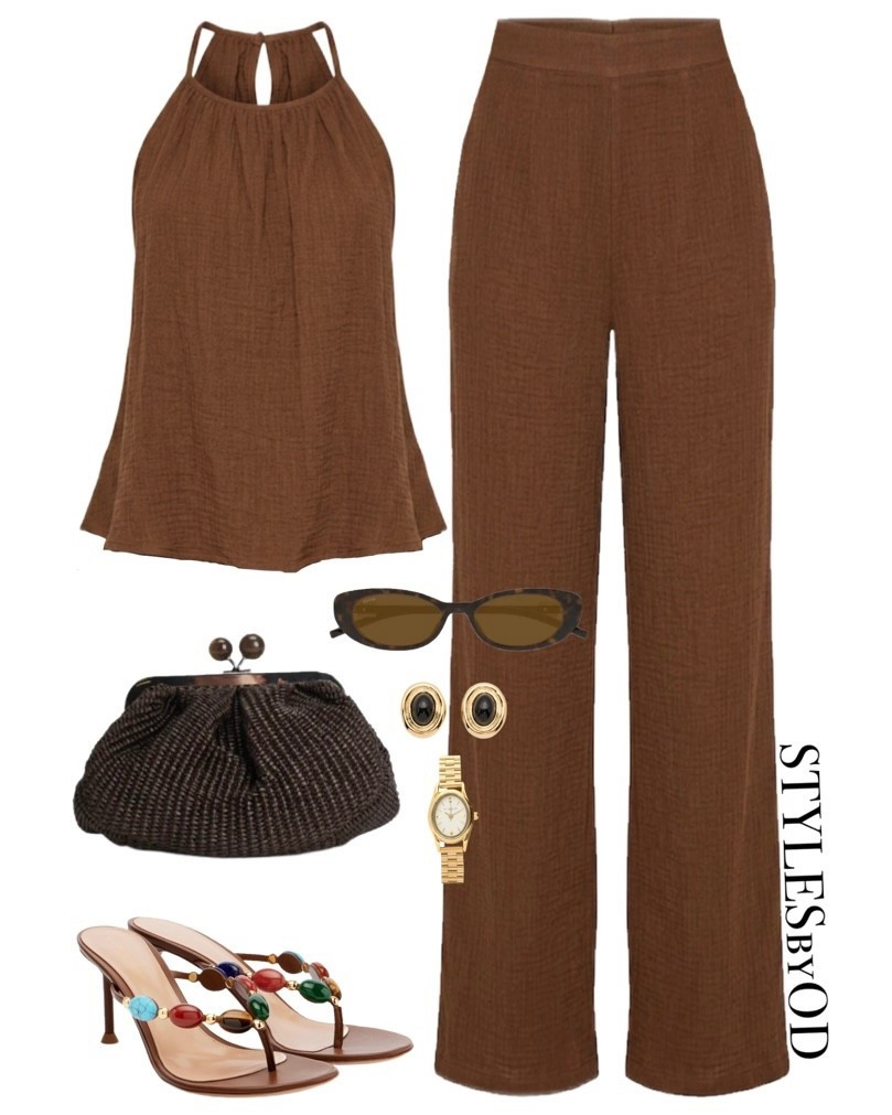 MONOCHROME RESORT CHIC🤎

This textured chocolate brown co-ord set is perfect for spring and summer nights. The crinkle-gauze fabric is a 2026 breakout trend—it’s breathable, travel-friendly, and looks effortlessly expensive✨

#LTKfashion #LTKstyletip #LTKholiday
Vacation outfit inspo, summer night out, capsule wardobe essentials, matching set

#LTKSaleAlert #LTKootd #LTKFestival