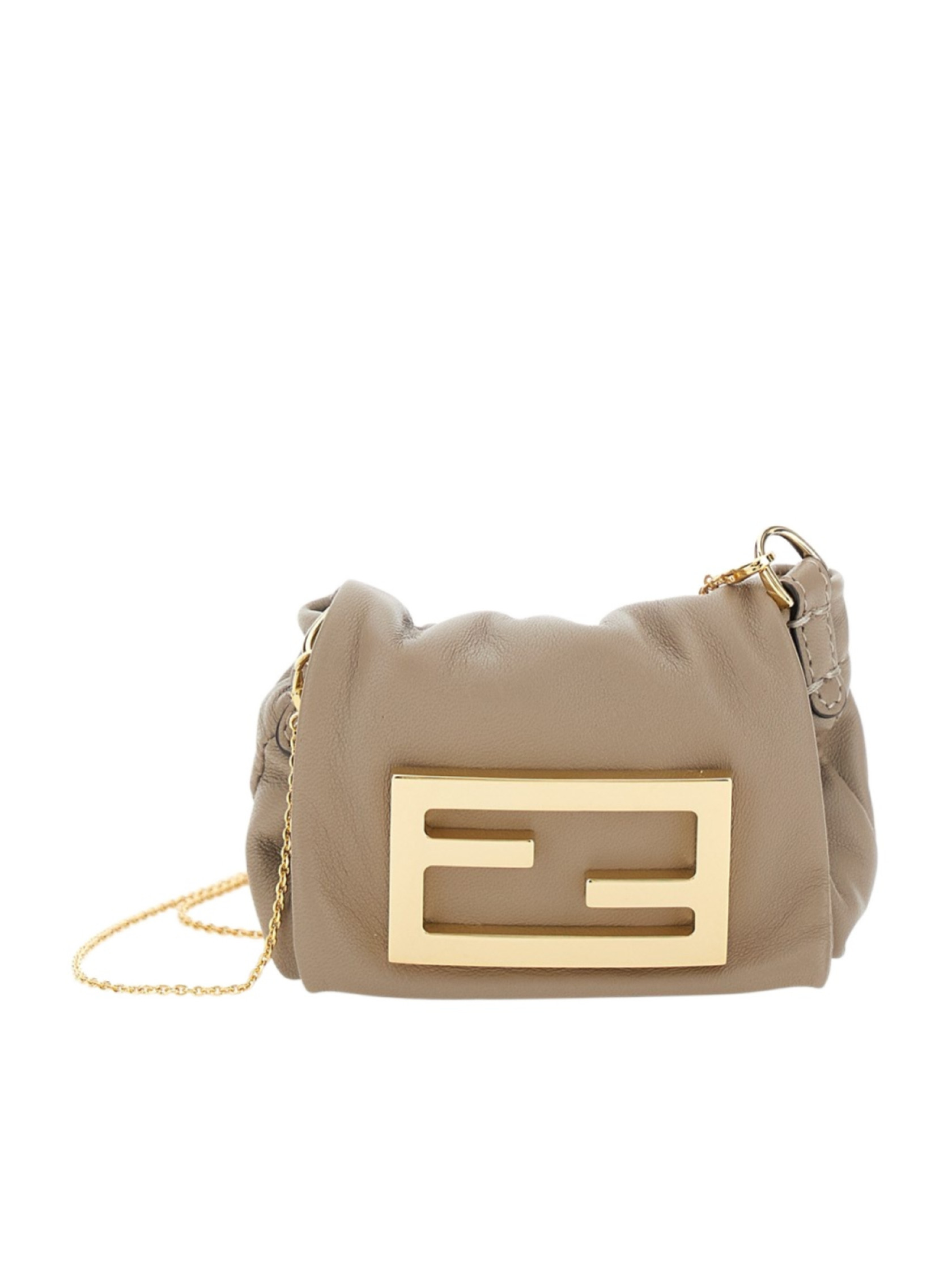 Fendi FF Plaque Chain-Linked Shoulder Bag | Senser US