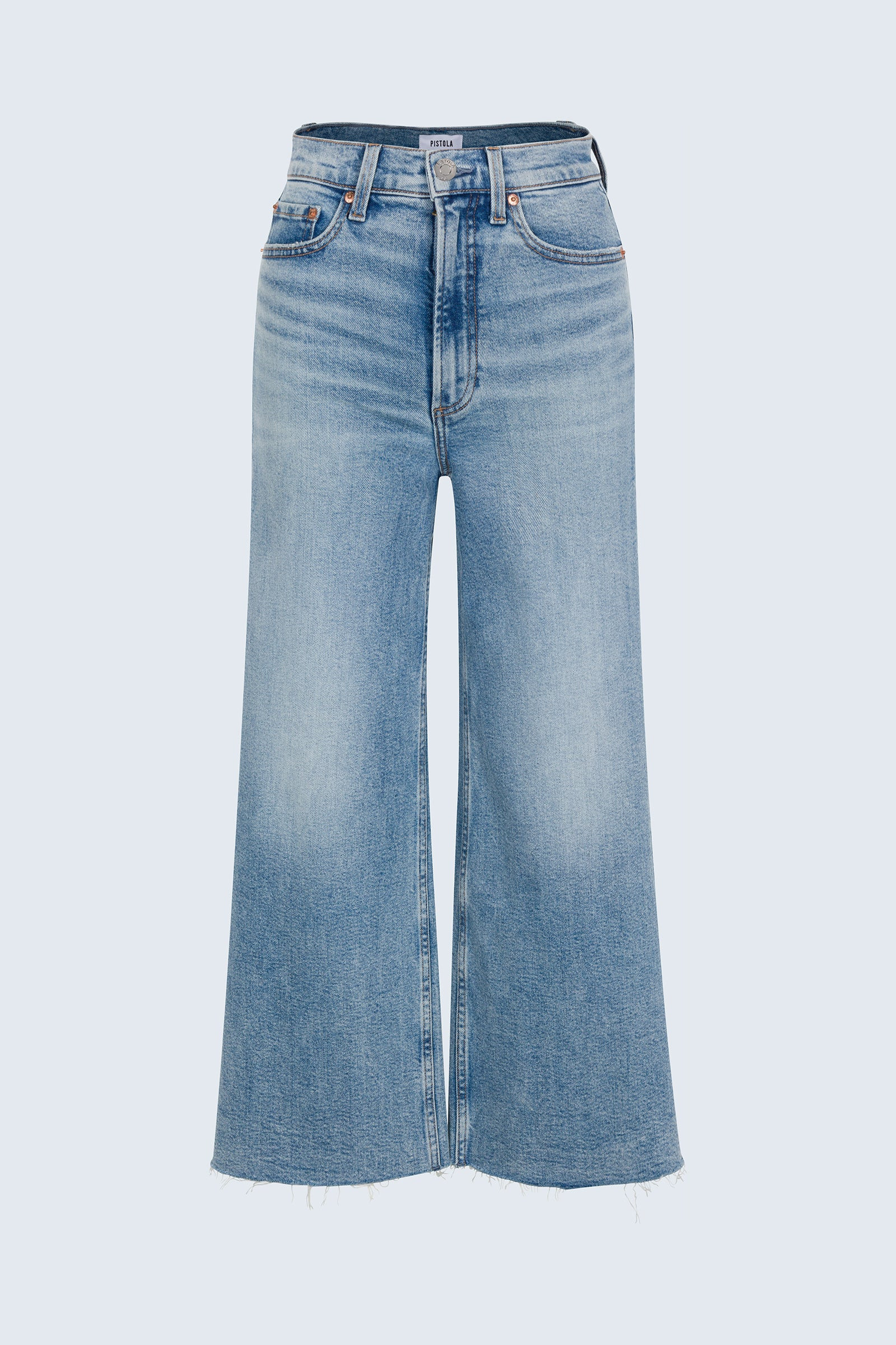 Lana Crop High Rise Ultra Wide Jean - Bistro | Pistola Denim