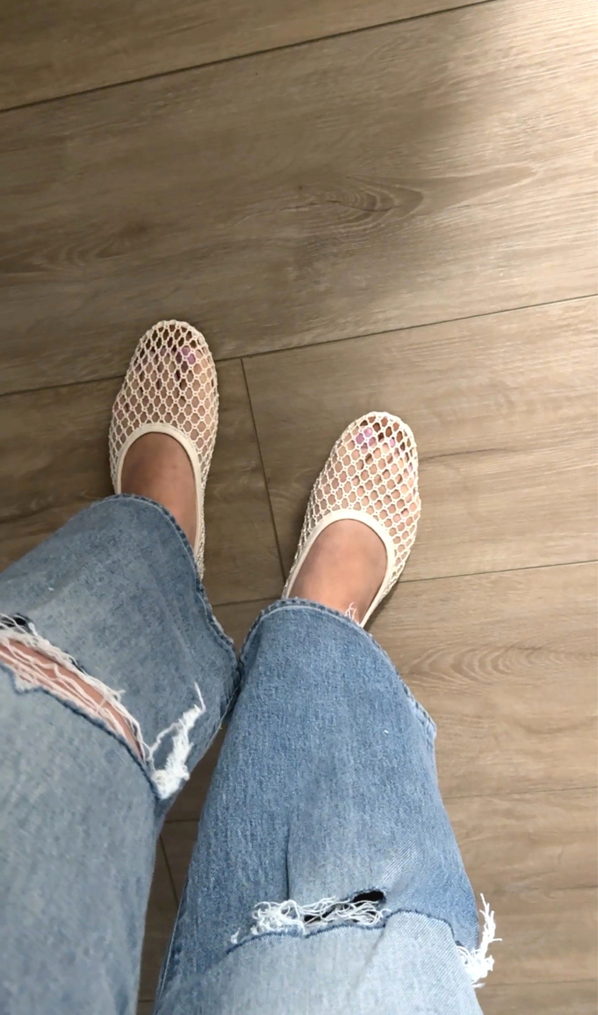 Mesh / woven flats under $50 — go up a half size for the best fit!!

#LTKootd #LTKdayinmylife #LTKPetite