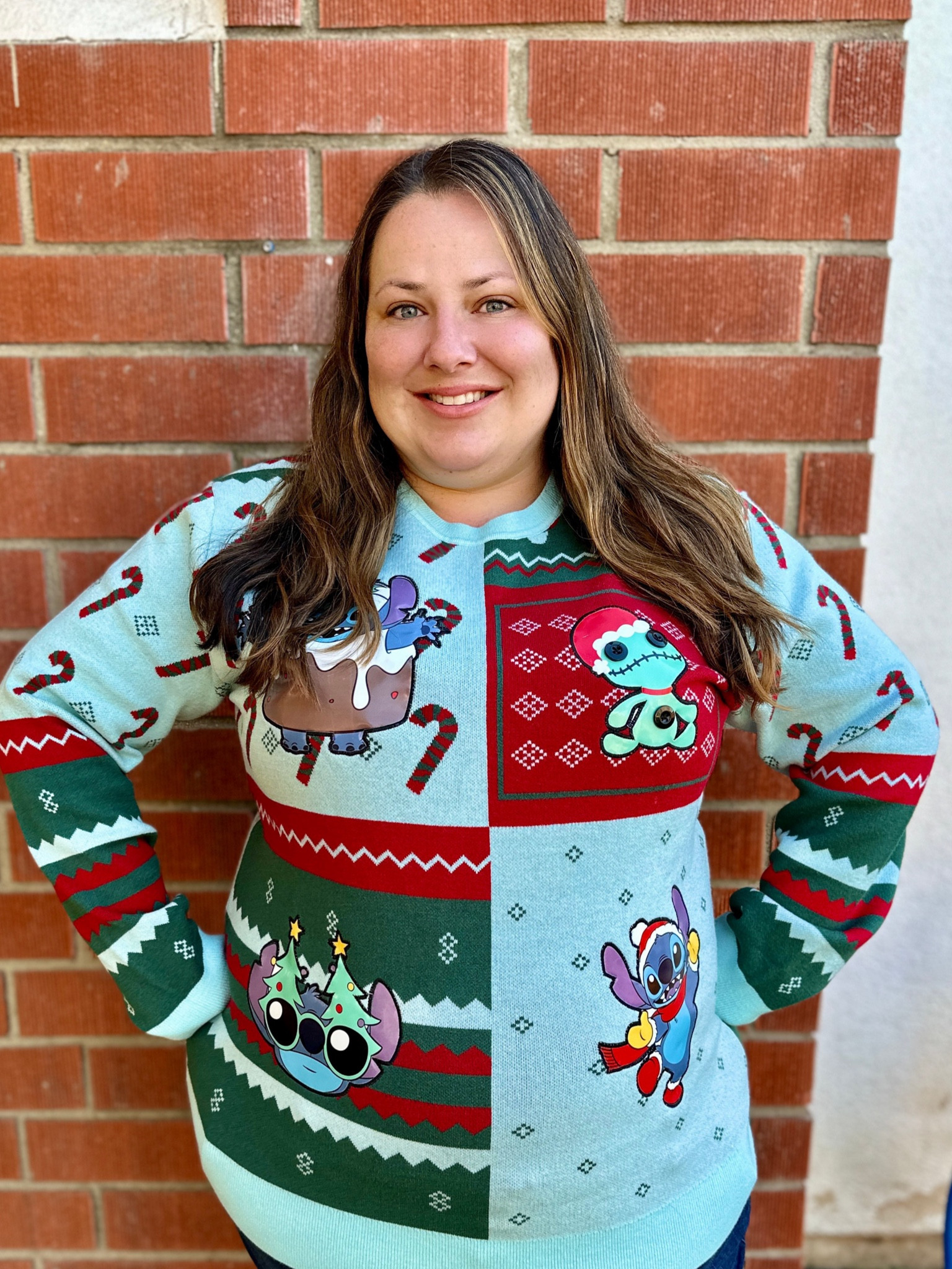 Loving my Xmas sweater!

#plussizechristmassweater 
#disneystyle 
#plussizedisneystyle 
#plussizefestivewear

#LTKplussize #LTKHoliday #LTKSeasonal