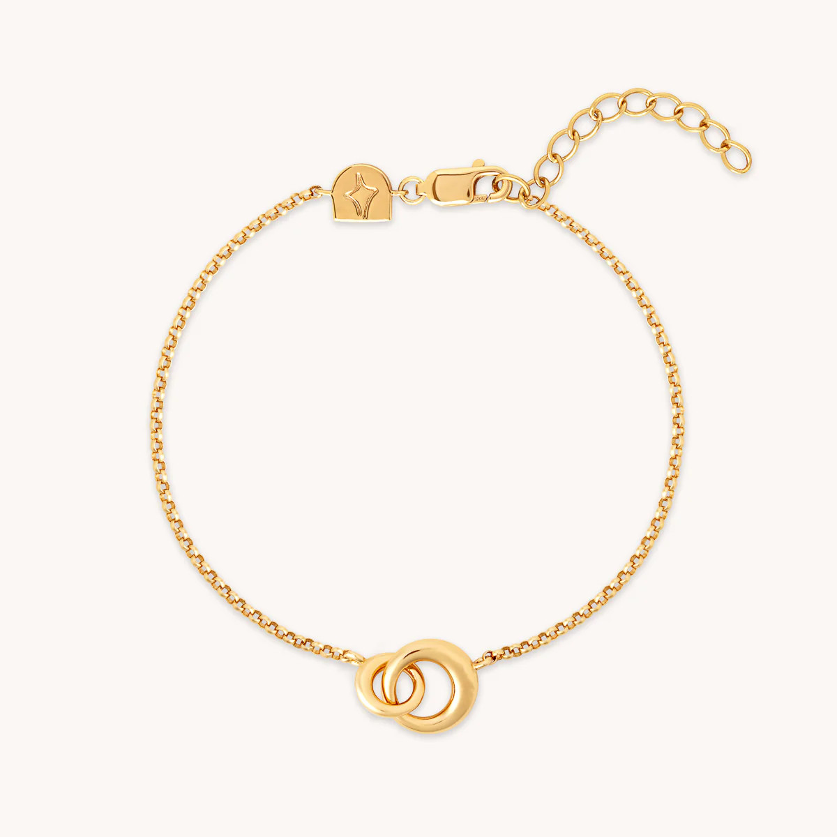 Dome Link Bracelet in Gold | Astrid and Miyu