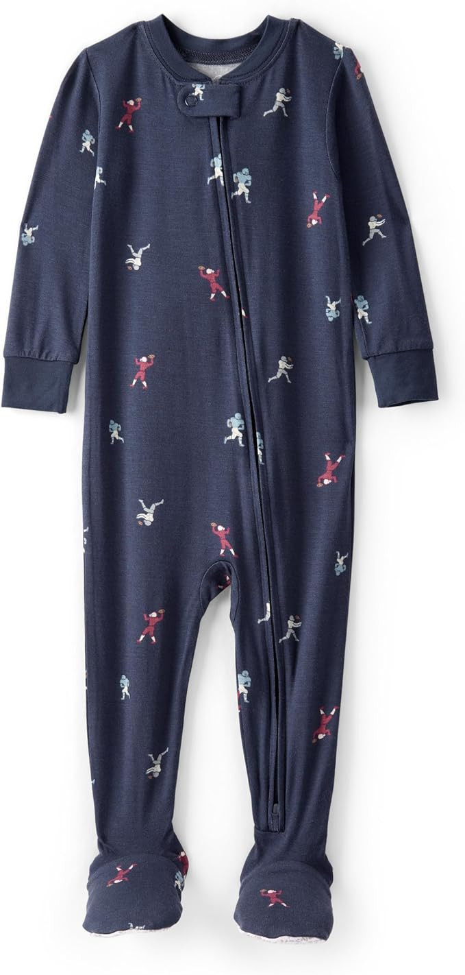 Carter's baby-boys Purelysoft Long-sleeve 2-way Zip Pajamas | Amazon (US)