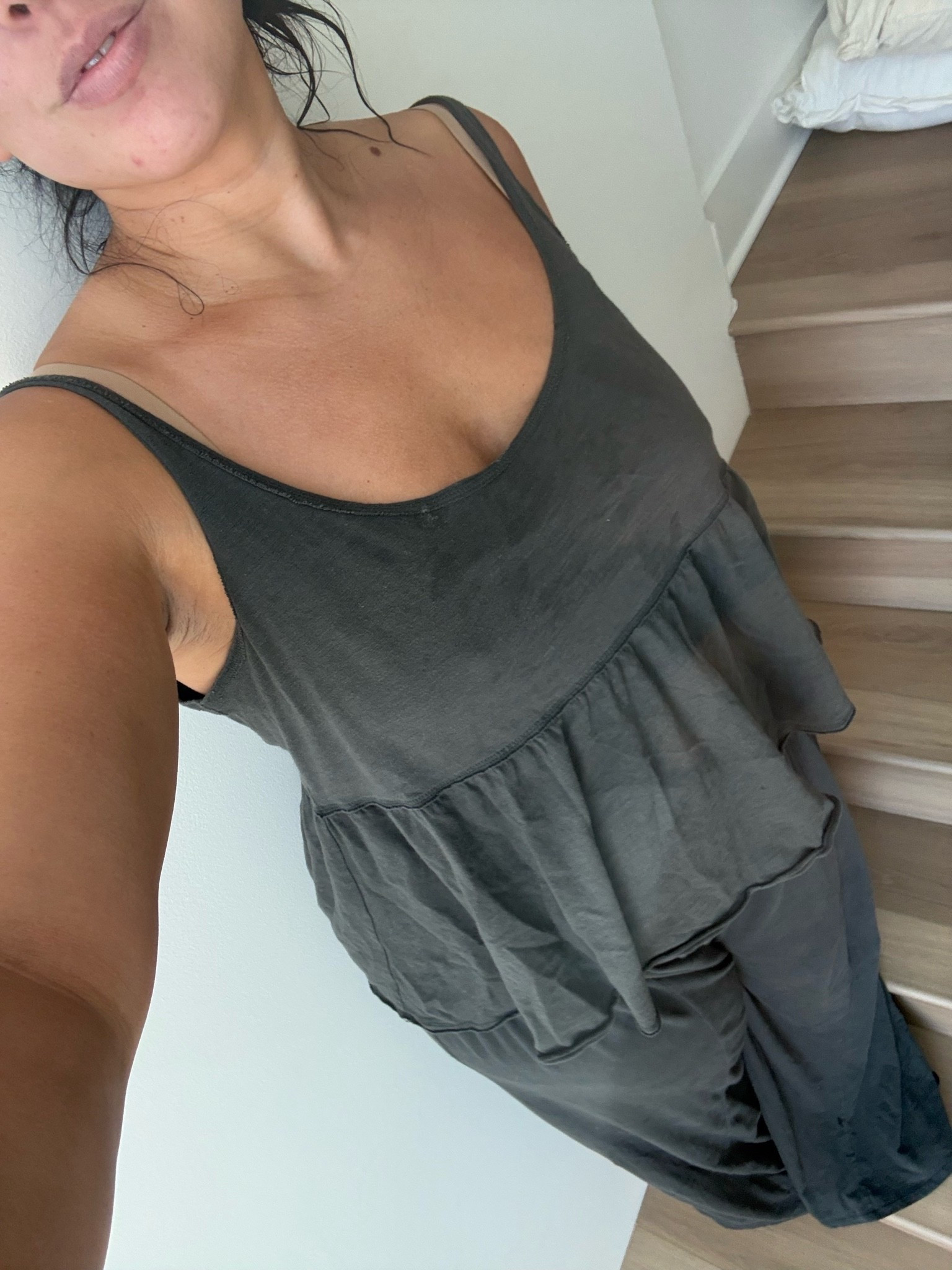 Large top
Xl pants 
Midsize casual outfit

#LTKgrwm #LTKootd #LTKMidsize