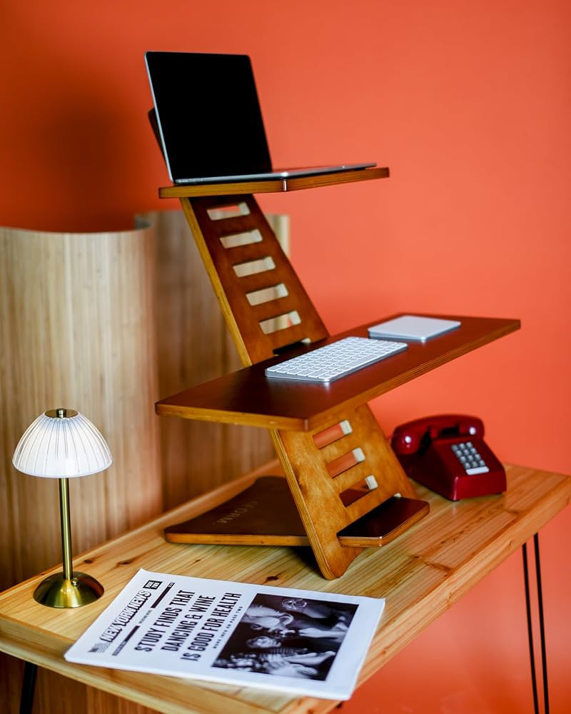 Sleekform Standing Desk Converter - Adjustable Height Sit Stand Workstation for Office and Home, ... | Amazon (US)