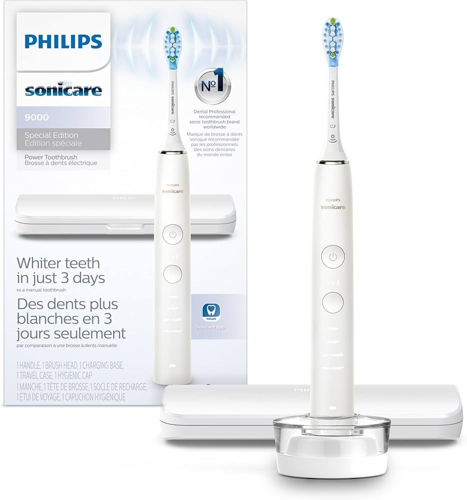Philips Sonicare Diamondclean 9000 Special Edition Rechargeable Toothbrush, White Hx9911/93 | Amazon (CA)