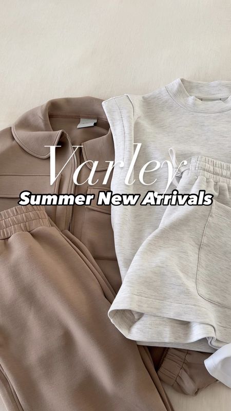 @varley summer arrivals are SO GOOD! Many of you were looking for a shorts option and I’m sharing the perfect shorts and even a skort that’s petite-friendly! Comment “summer” to get my outfit details DM’d to you. #ad #invarley
