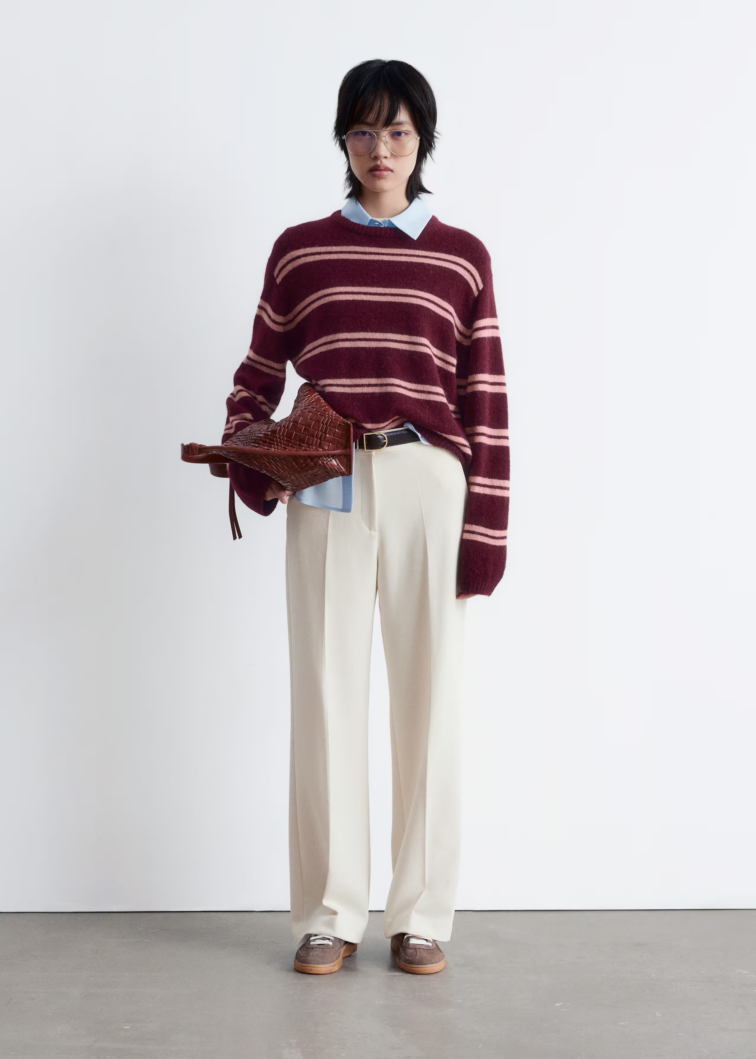 Wide Press-Crease Trousers | & Other Stories UK