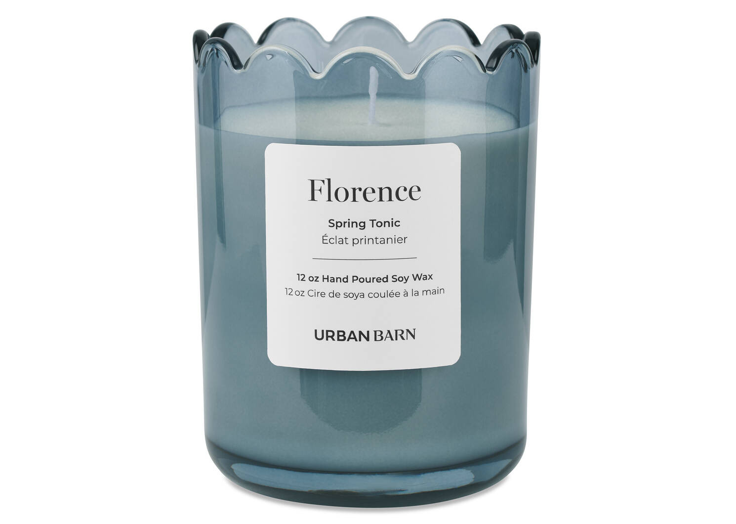 Florence Candle Blue | Urban Barn