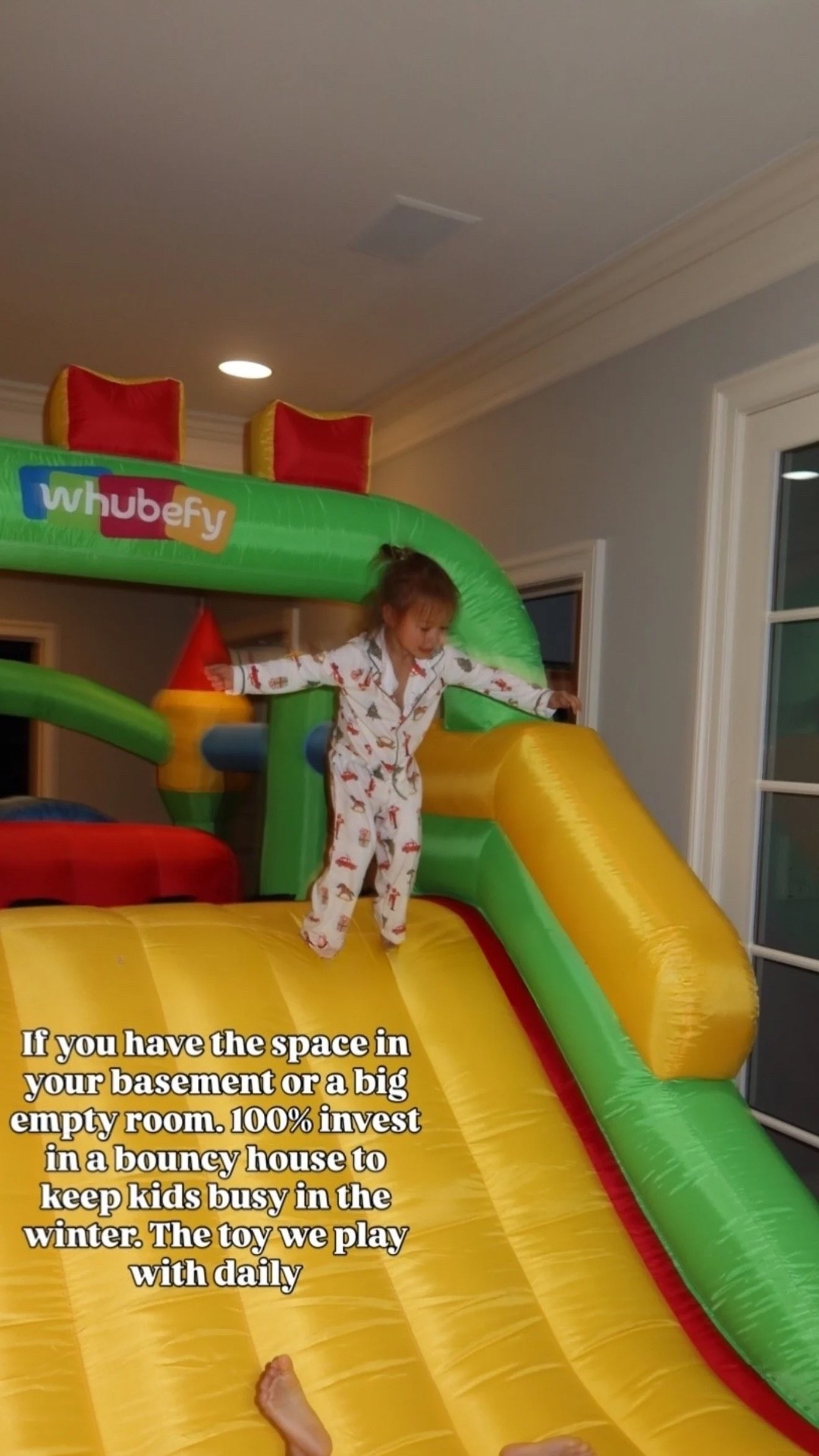 If you have the space in your basement or a big empty room. 100% invest in a bouncy house to keep kids busy in the winter. The toy we play with daily!!!!

#LTKKids #LTKmomlife #LTKHome